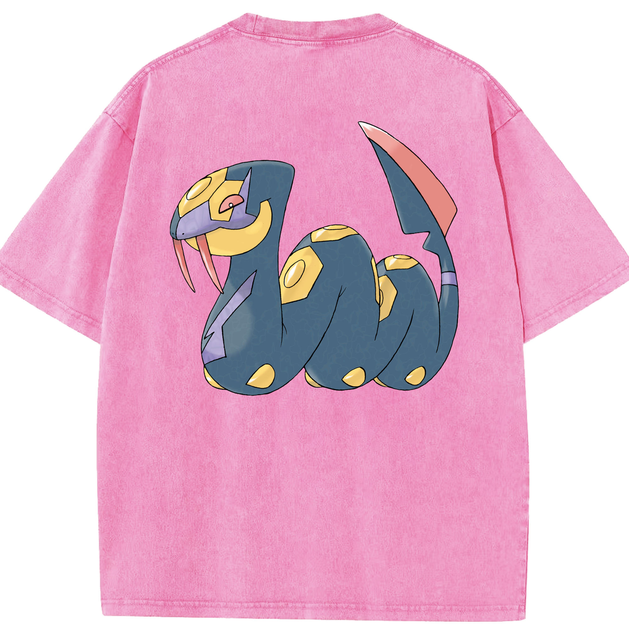 （画像用） ポケットモンスター Pokémon 綿100% ヴィンテージ風 半袖Tシャツ（背面プリント）